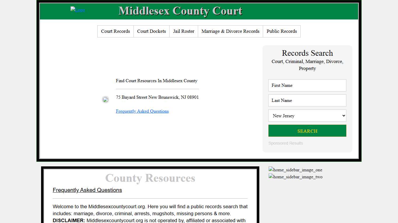 Middlesex County Court Search Court Records